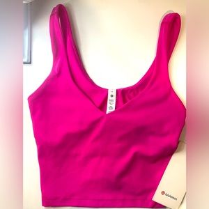 lululemon sonic pink align tank